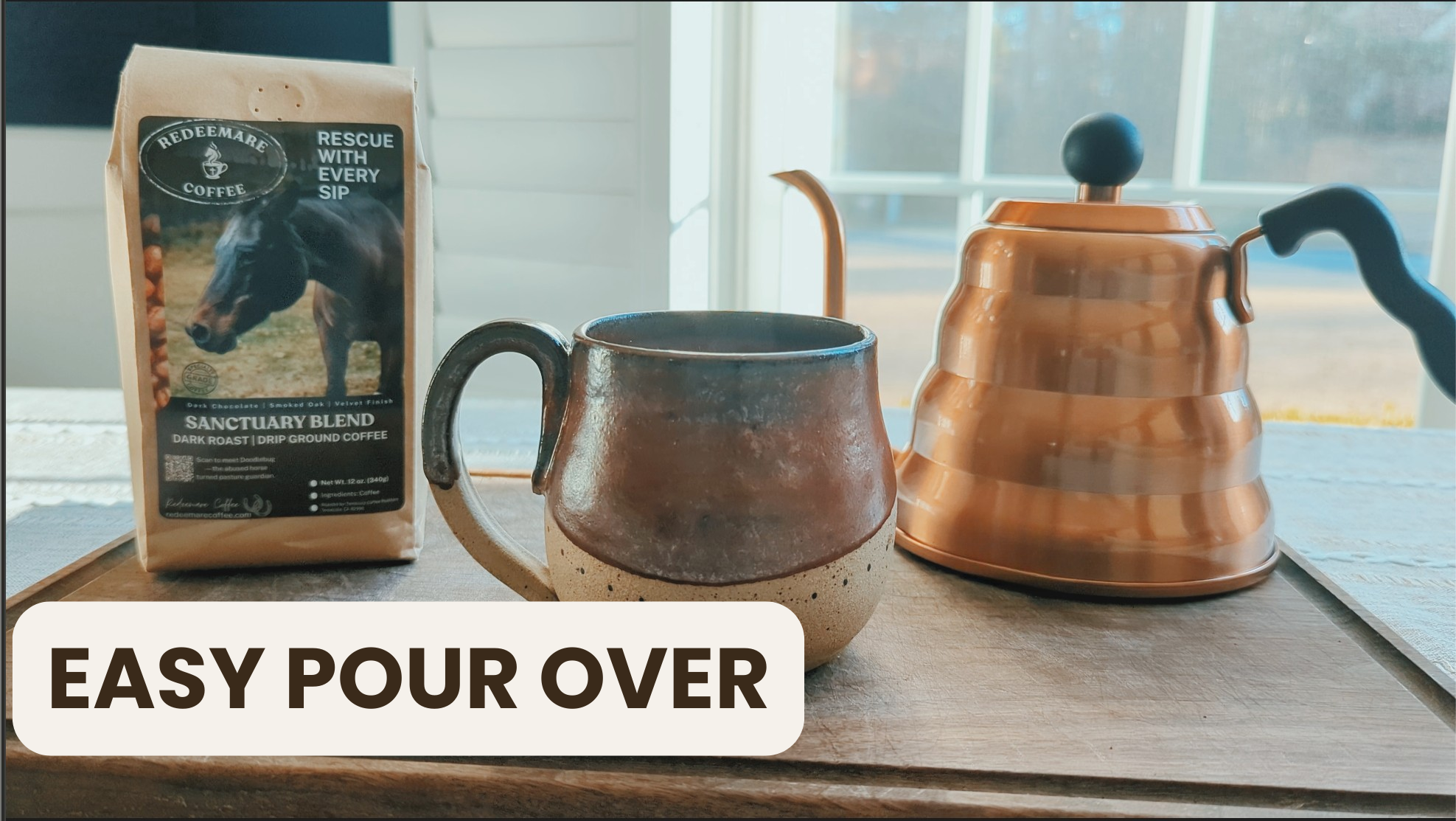 How to Brew Easy Pour Over Coffee (Stainless Steel Filter) - Redeemare Coffee