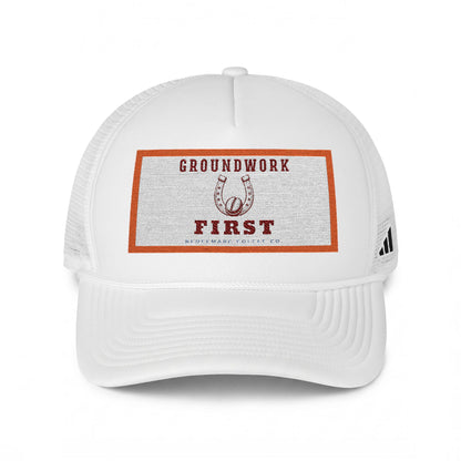 Groundwork First Trucker Cap — Vintage Embroidered Patch