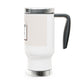 Horsepower Before Humans Stainless Steel Travel Mug — 14oz