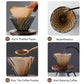 Coffee Brewing V60 Set with Walnut Wood Holder - Redeemare Coffee