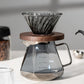 Coffee Brewing V60 Set with Walnut Wood Holder - Redeemare Coffee