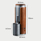 Rechargeable Coffee Grinder with Elegant Wood Cover